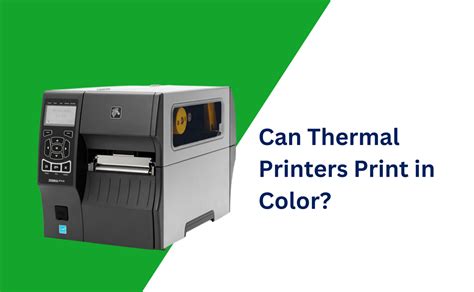 Can Thermal Printer Print Color: Exploring the Spectrum of Possibilities