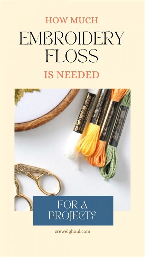 How Much Embroidery Floss Do I Need: Unraveling the Threads of Creativity